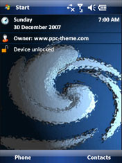 Blue Swirl ppc theme